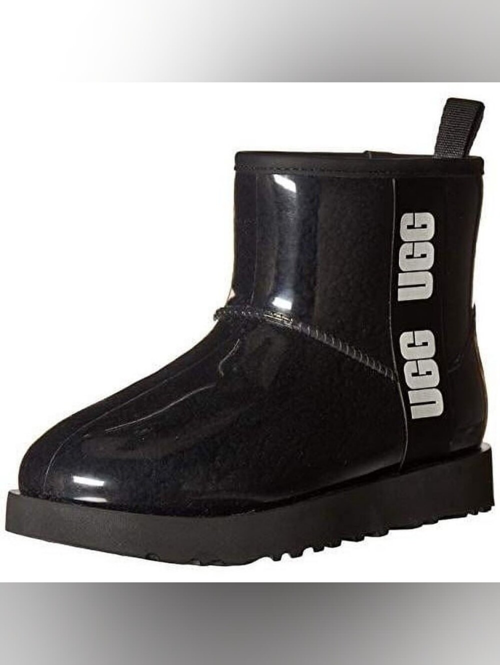 UGG Women's Classic Clear Mini Boot Black -Waterproof